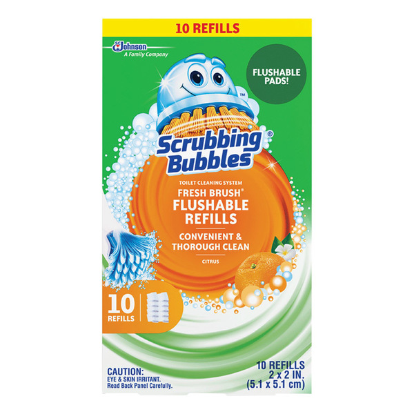 Scrubbing Bubbles FRESH BRUSH REFILL 10PK 00090